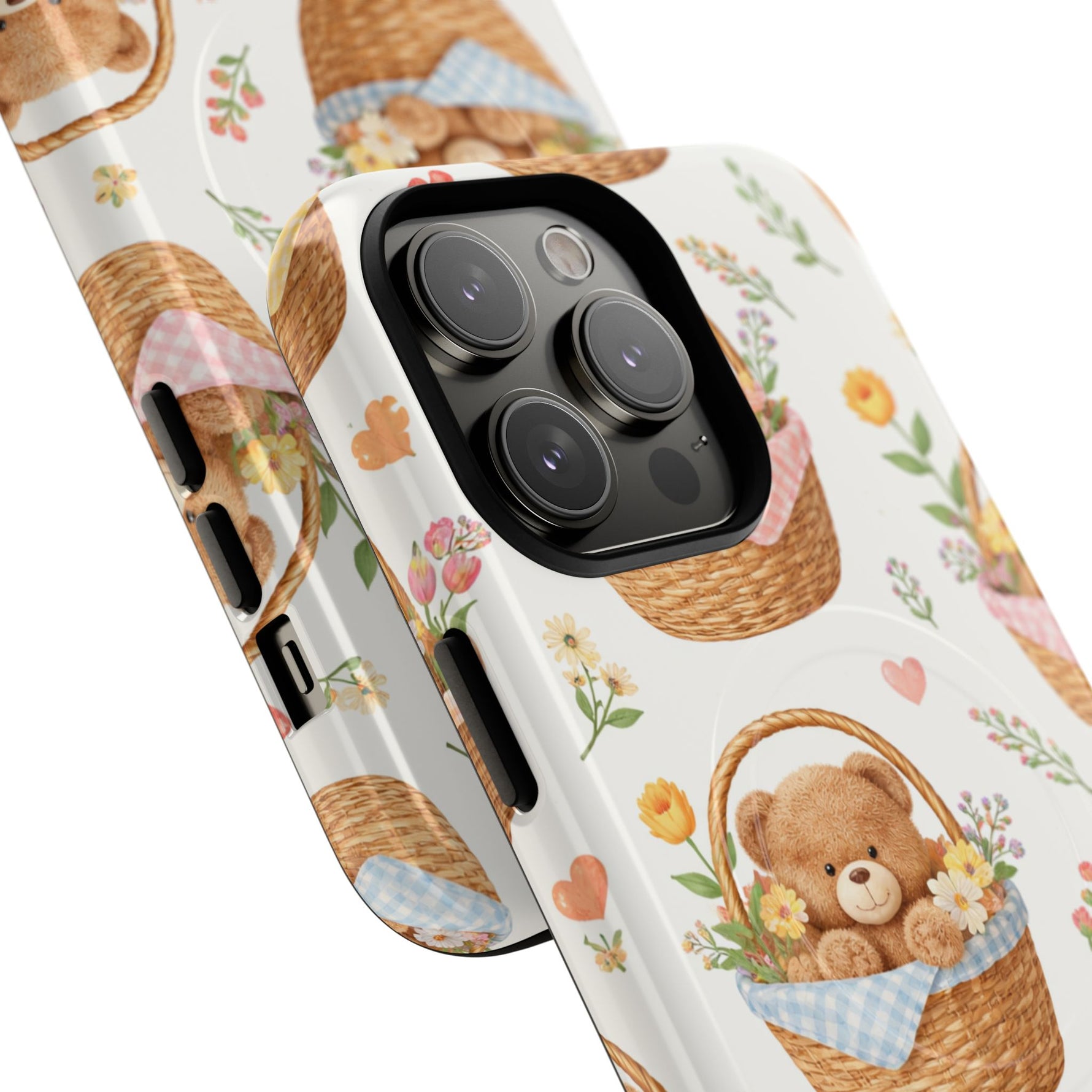 Teddy Berry Basket iPhone Case with MagSafe