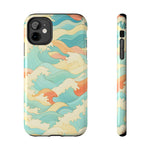 Ocean Wave Tough Phone Case — Pastel Retro Surf Pattern  Shamo's iPhone 11