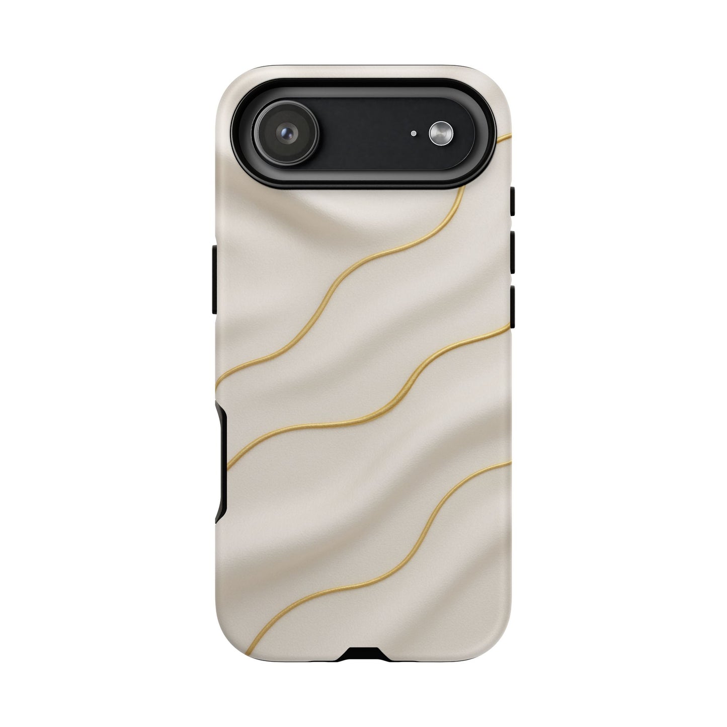 Elegant Gold Wave Tough iPhone Case