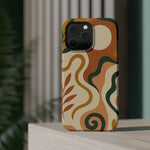 Abstract Earth-Tone Impact iPhone Case — MagSafe  Shamo's