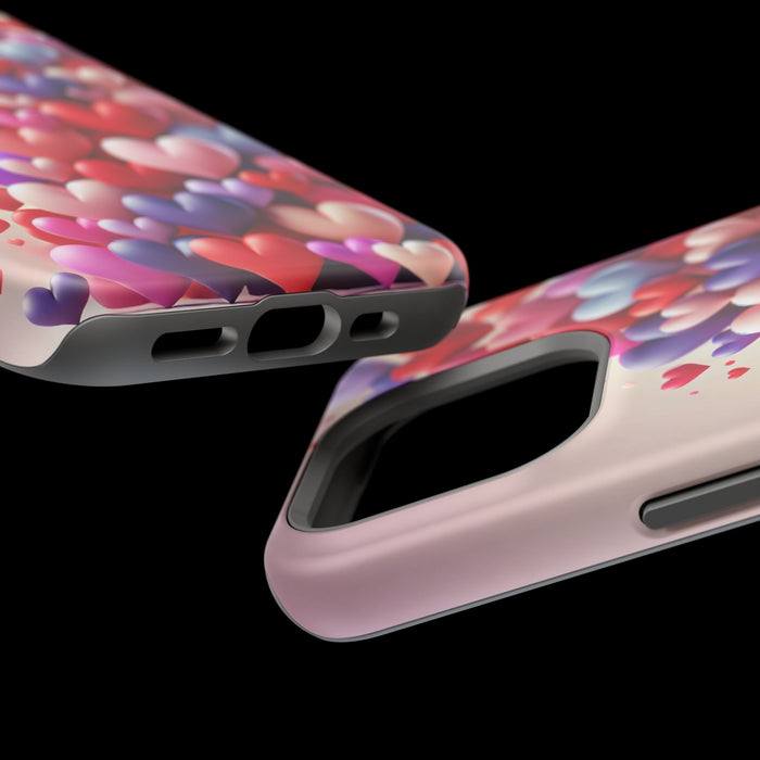 Shamo's Phone Case | MagSafe Compatible | Love Hearts Theme for iPhone 17 and more
