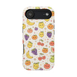 Cute Kawaii Fun Fruit Pattern Magnetic Impact-Resistant iPhone Case with MagSafe Compatibility