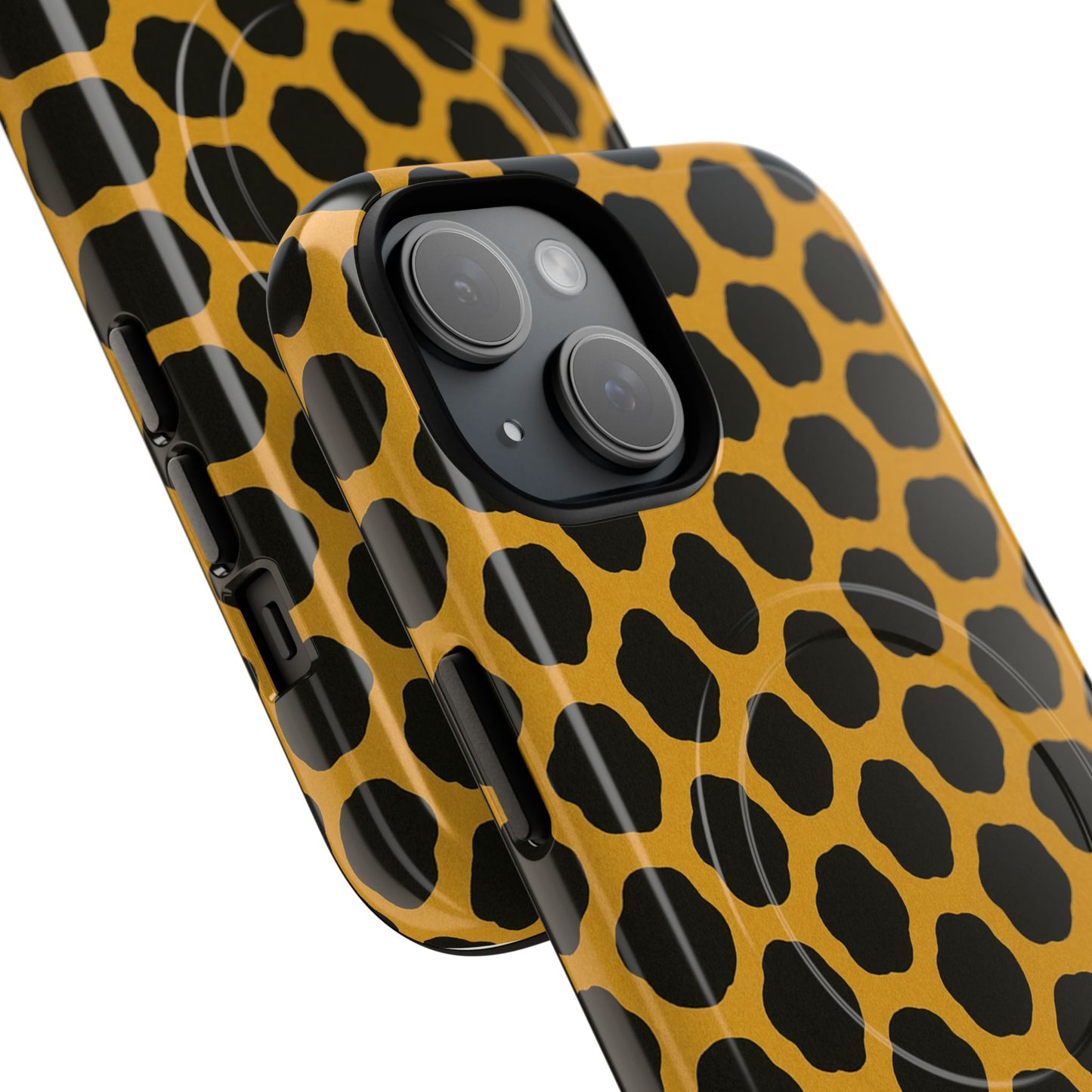 Stylish Leopard Pattern Magnetic iPhone Case | Compatible with MagSafe