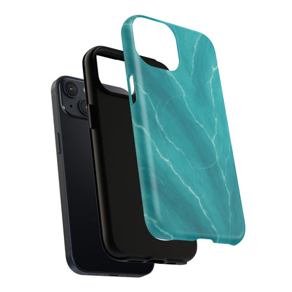 Ocean Aura Marble iPhone Case — MagSafe Compatible