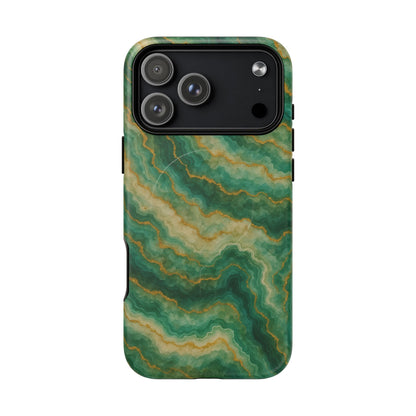 Green Marble iPhone Case with MagSafe - Shamo's
