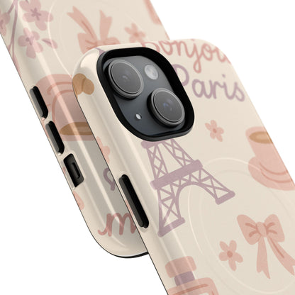 Chic Parisian iPhone Case - with Eiffel Tower Design | MagSafe