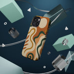 Abstract Earth-Tone Impact iPhone Case — MagSafe  Shamo's