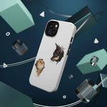 Impact-Resistant Cases with a cat and a dog
