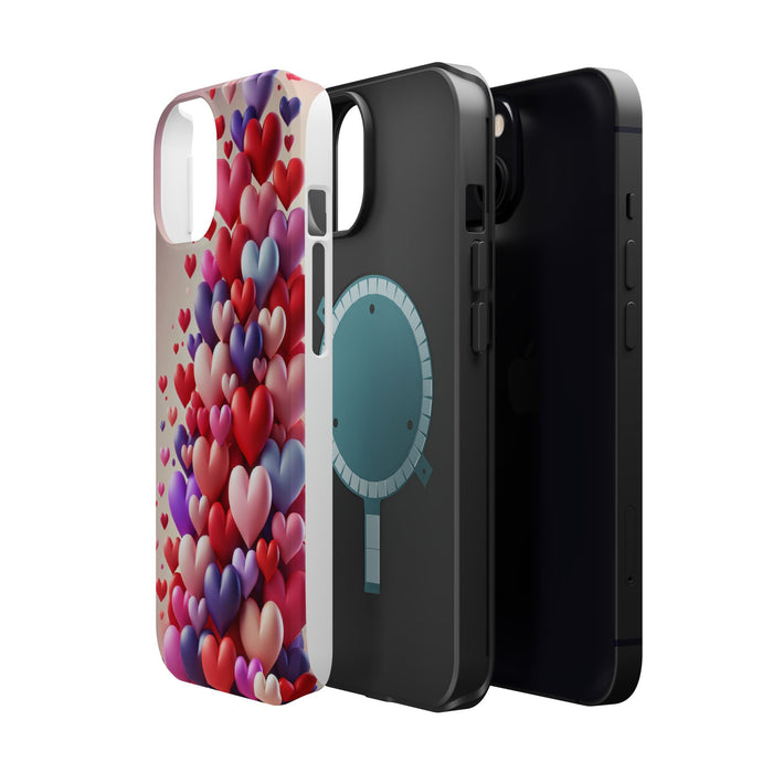 Shamo's Phone Case | MagSafe Compatible | Love Hearts Theme for iPhone 17 and more