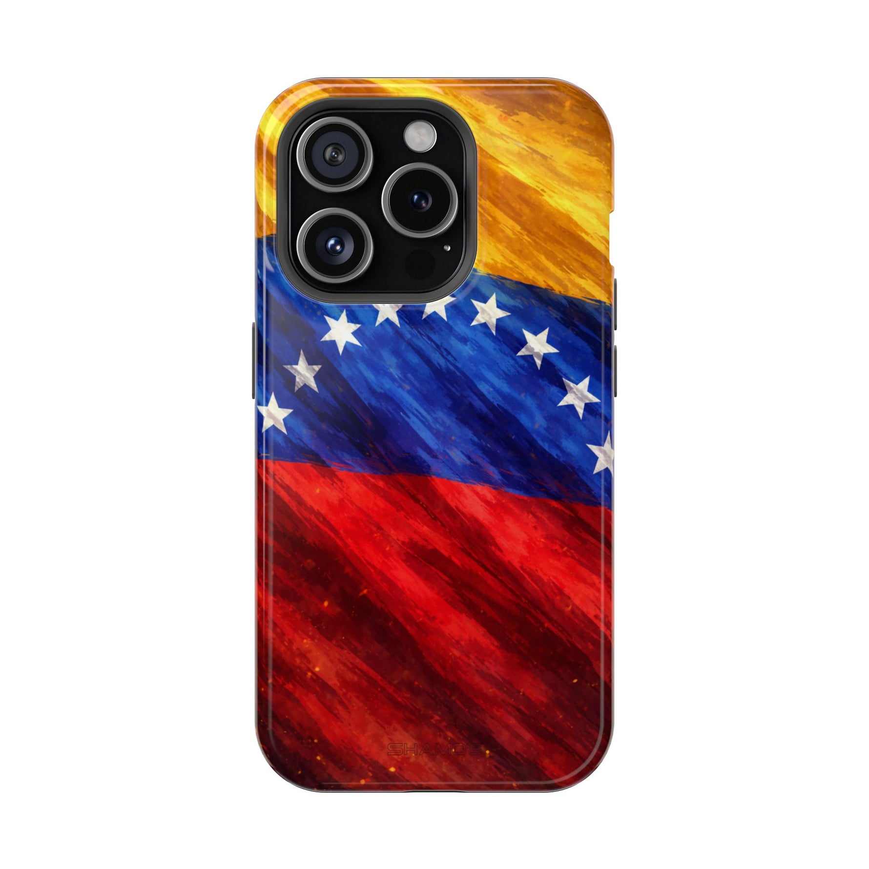 Venezuelan Flag Magnetic Impact-Resistant Phone Case with MagSafe Compatibility - iPhone 15 Pro / Glossy - Shamo's