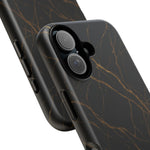 Black Marble Tough iPhone Case  Shamo's