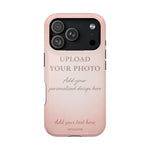Personalizable iPhone Case | Add Your Own Photo and Text | MagSafe Compatible