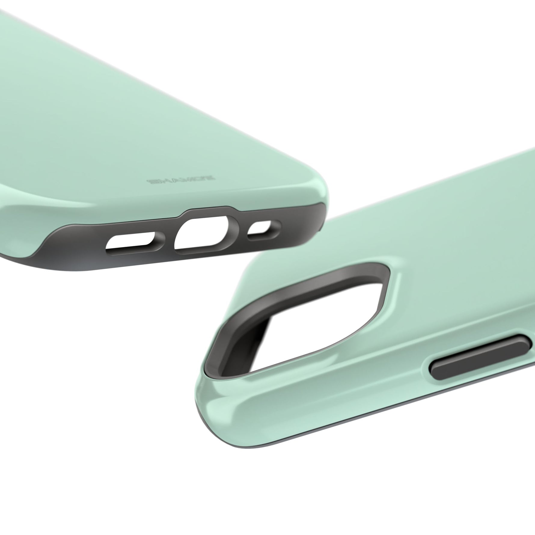 Frosted Mint MagSafe Compatible Impact-Resistant iPhone Case