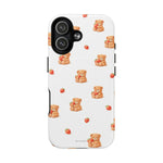 Strawberry Teddy iPhone Case with MagSafe