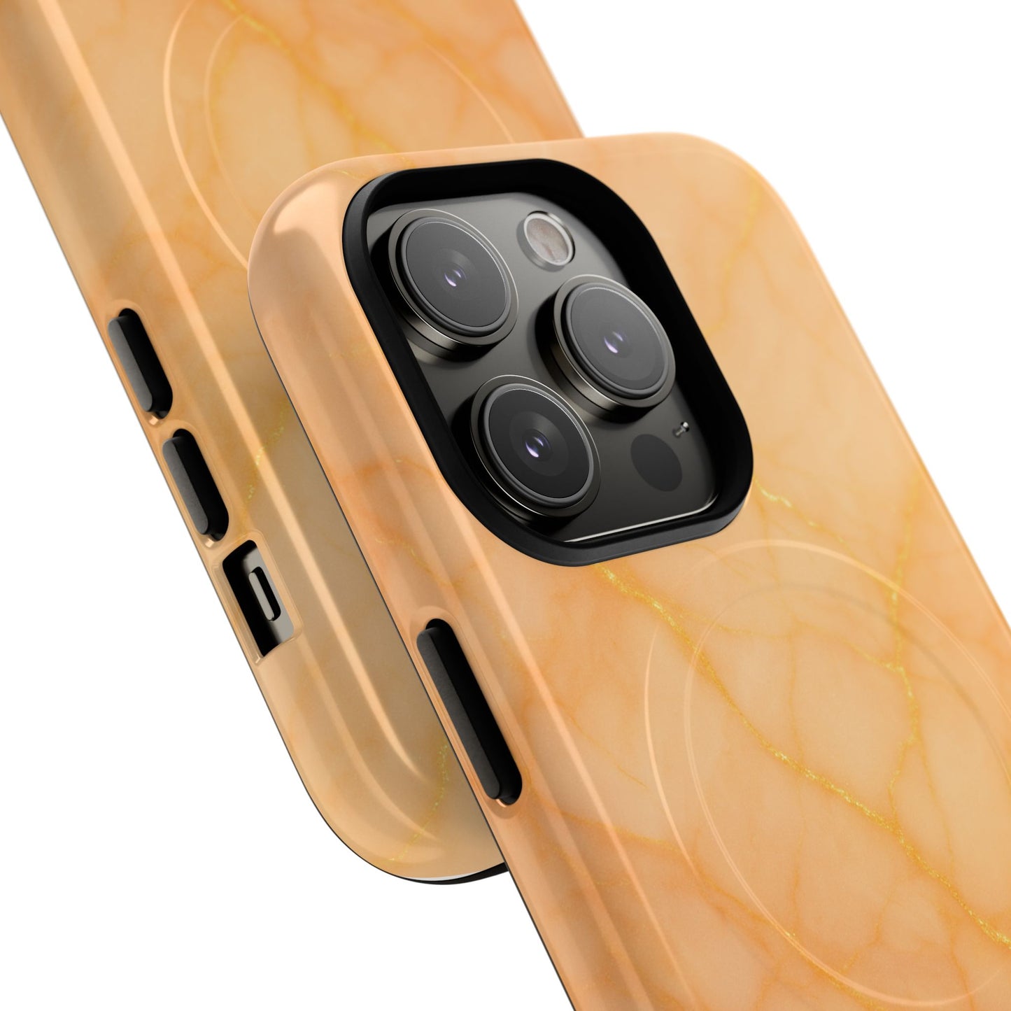 Golden Hour Marble iPhone Case with MagSafe