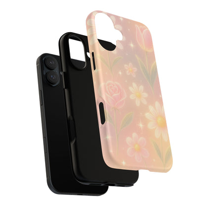 Sparkle Garden Floral iPhone Case with MagSafe