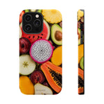 Tropical Fruit Magnetic Impact-Resistant Phone Case with MagSafe