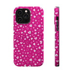 Broken Heart Hot Pink Impact-Resistant iPhone Case | MagSafe - iPhone 14 Pro Max / Glossy - Shamo's