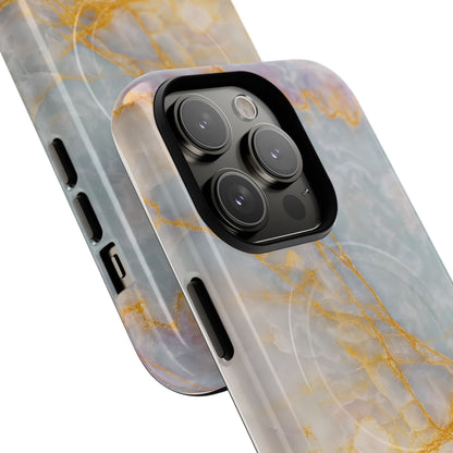 Marble Gold Vein iPhone Case (MagSafe Compatible)
