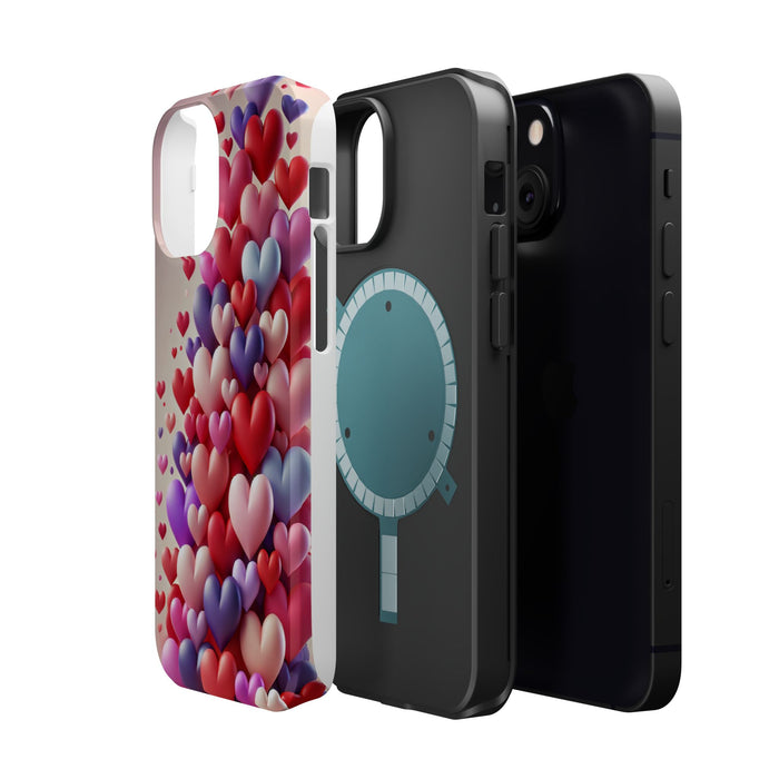 Shamo's Phone Case | MagSafe Compatible | Love Hearts Theme for iPhone 17 and more
