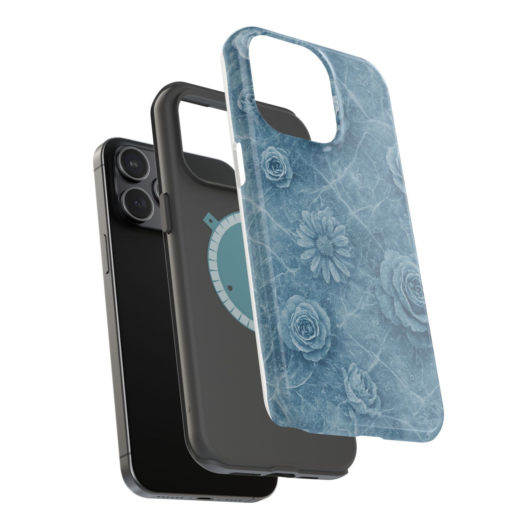 Frozen Flower Impact-Resistant iPhone Case — MagSafe Compatible  Shamo's