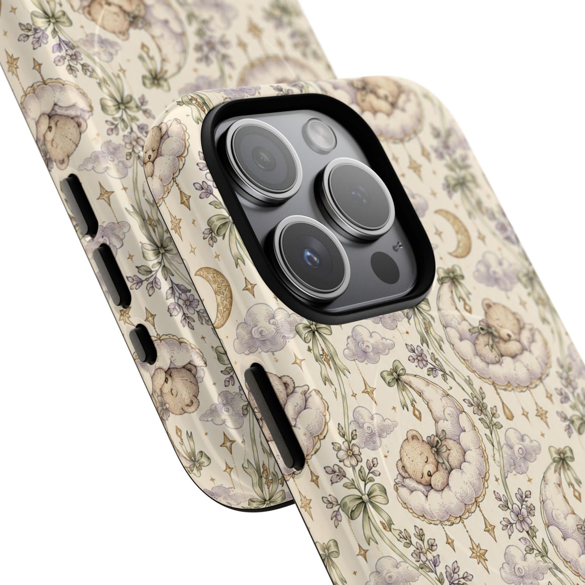 Dromerige wolkenknuffelbeer iPhone-hoesje met MagSafe