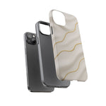 Elegant Gold Wave Tough iPhone Case  Shamo's
