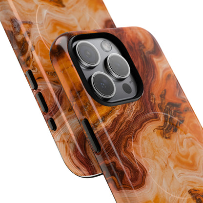 Amber Agate Marble iPhone Case — compatible with MagSafe - Shamo's