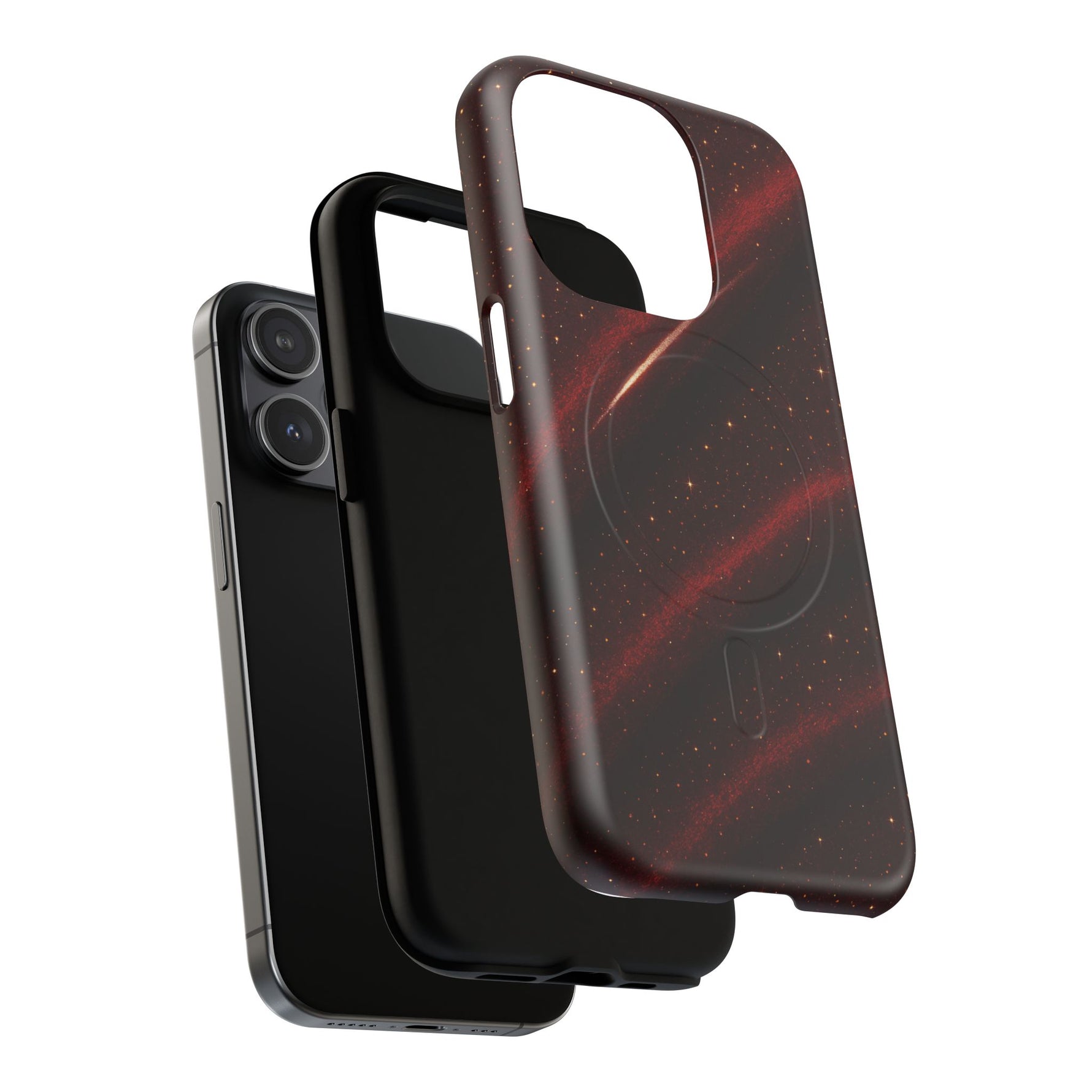 Red Nebula iPhone Case with MagSafe - Shamo's