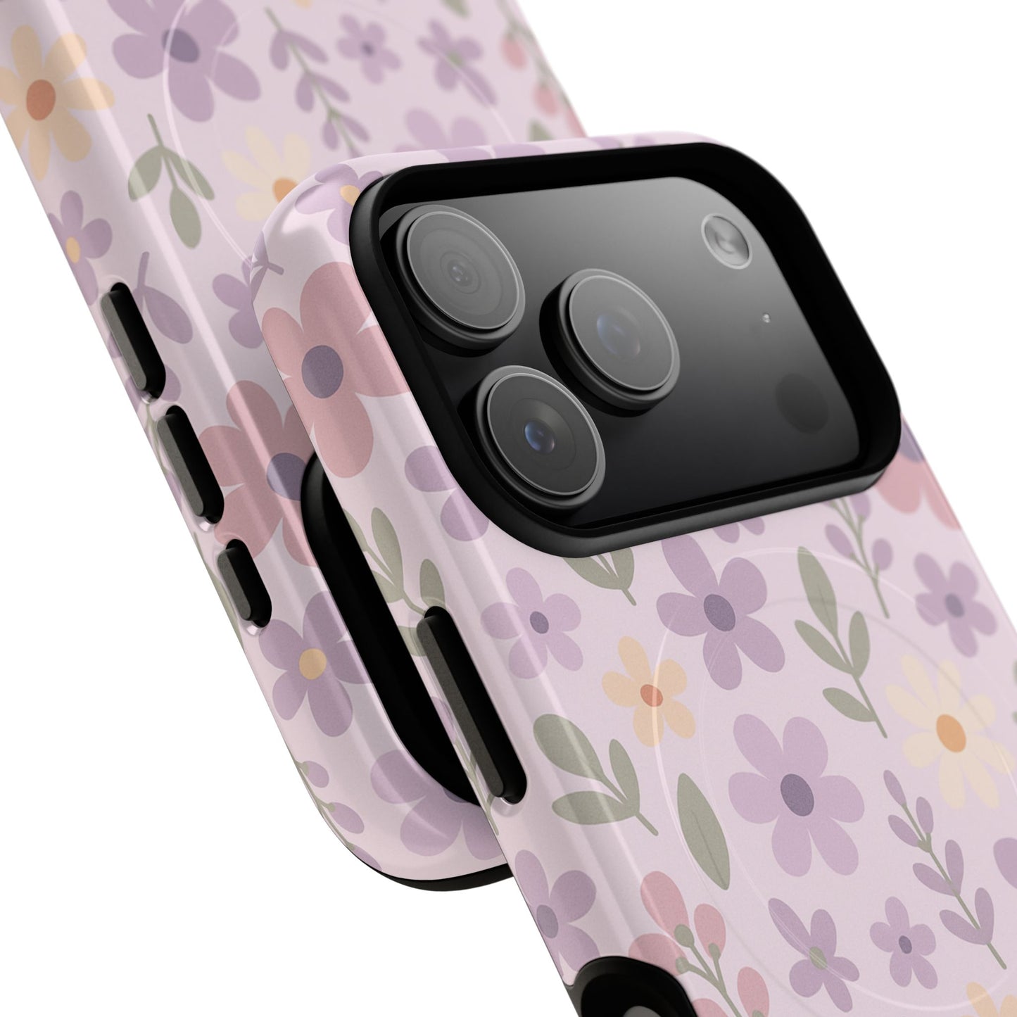 Floral Magnetic | Compatible with MagSafe Phone Case - Stylish and Durable Protection