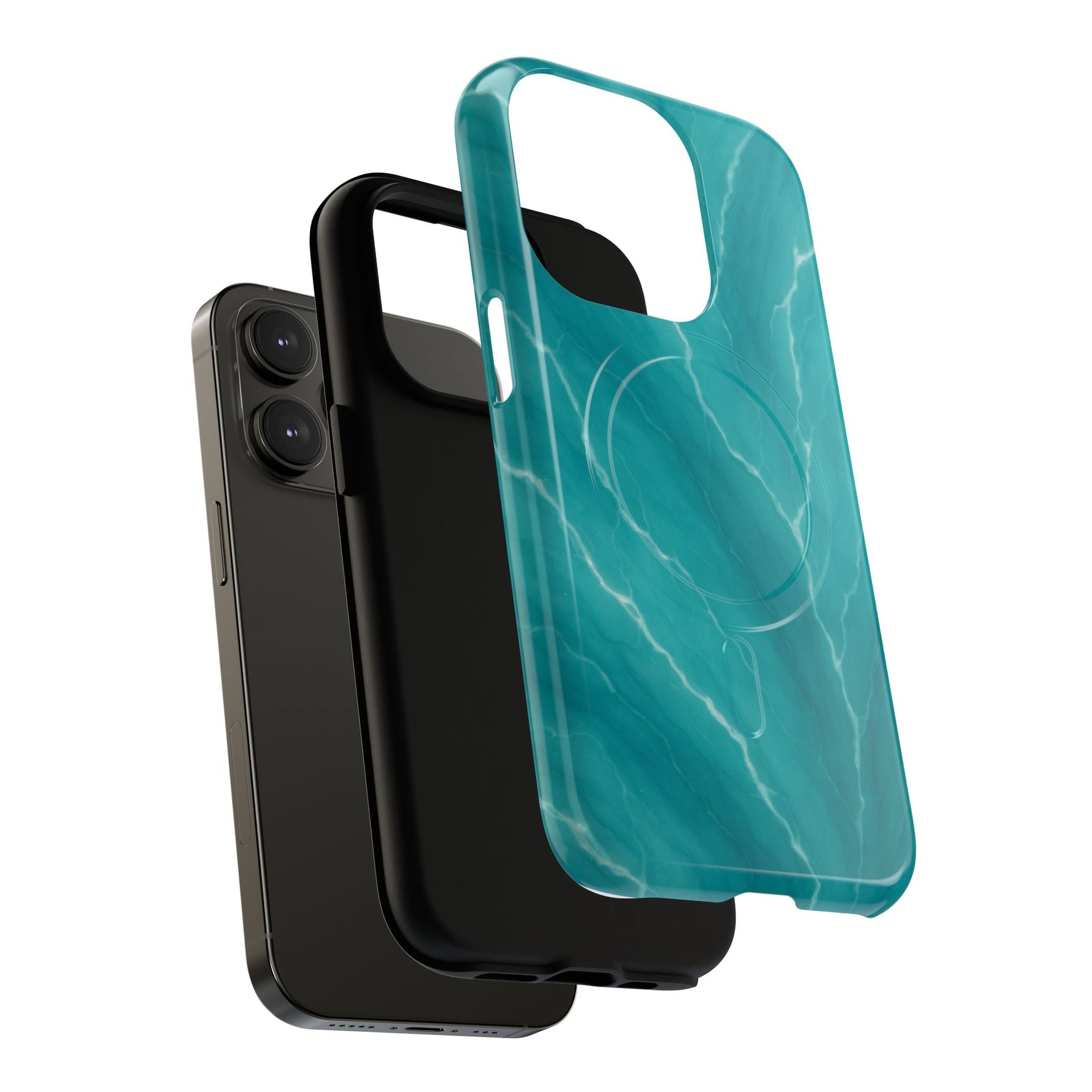 Ocean Aura Marble iPhone Case — MagSafe Compatible  Shamo's