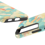 Ocean Wave Tough Phone Case — Pastel Retro Surf Pattern  Shamo's