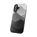 Monochrome Mountain Design iPhone Case | MagSafe