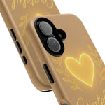 Grateful Heart iPhone Case — Warm Neon Heart  Shamo's