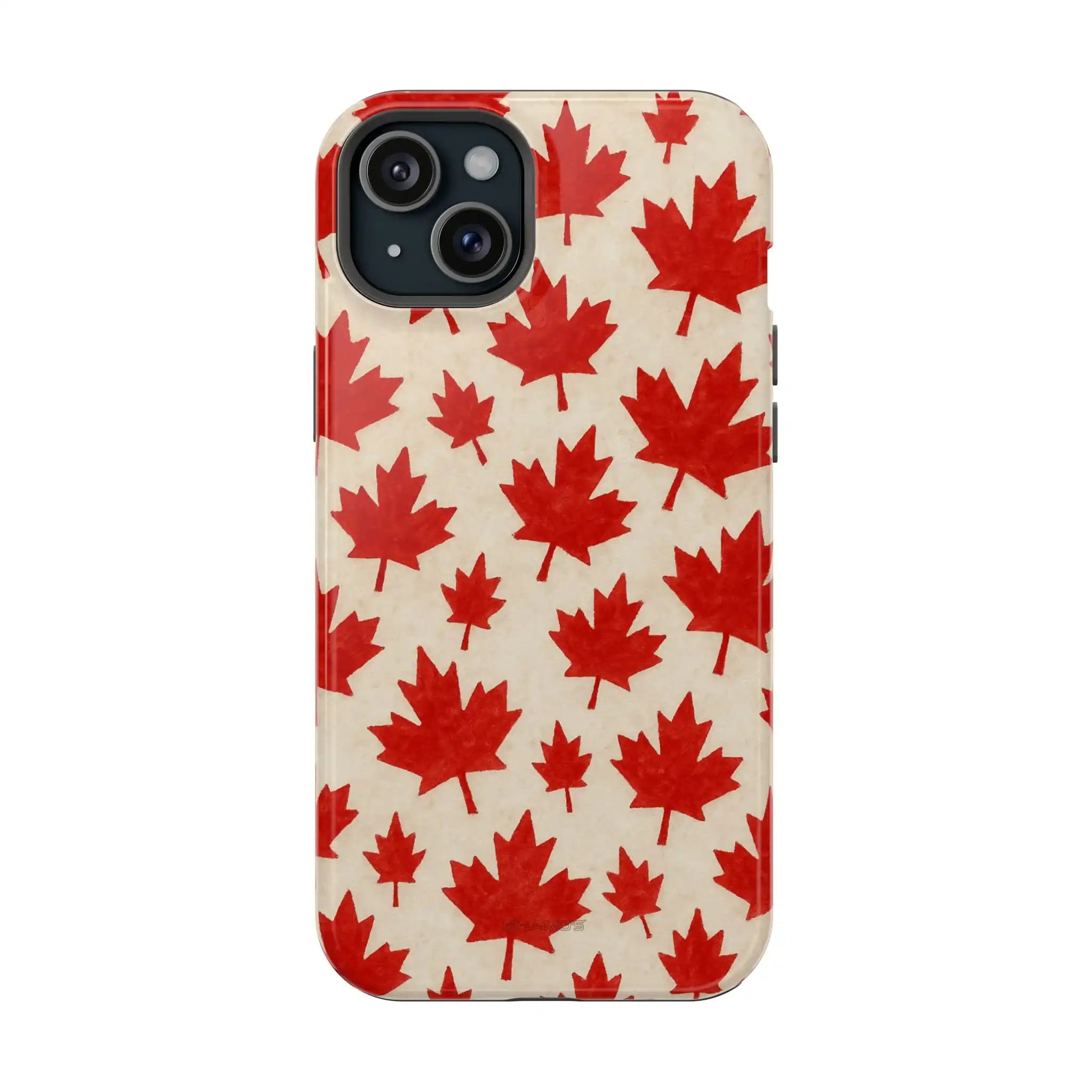 Canadian Flag Magnetic Impact-Resistant Phone Case - iPhone 15 Plus / Glossy - Shamo's