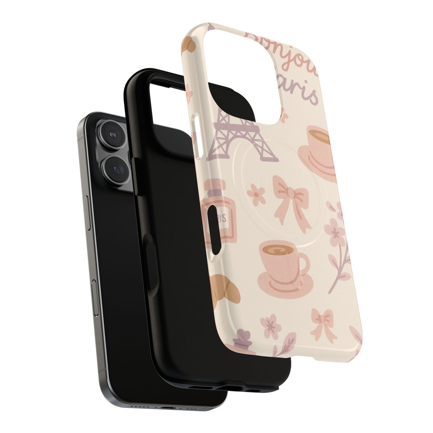 Chic Parisian iPhone Case - with Eiffel Tower Design | MagSafe