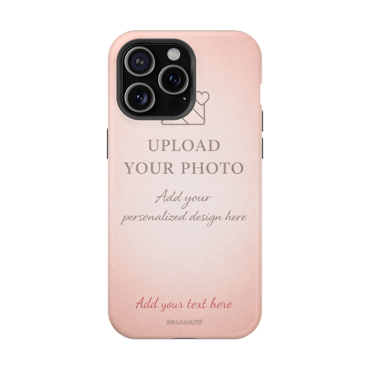 Personalizable iPhone Case | Add Your Own Photo and Text | MagSafe Compatible
