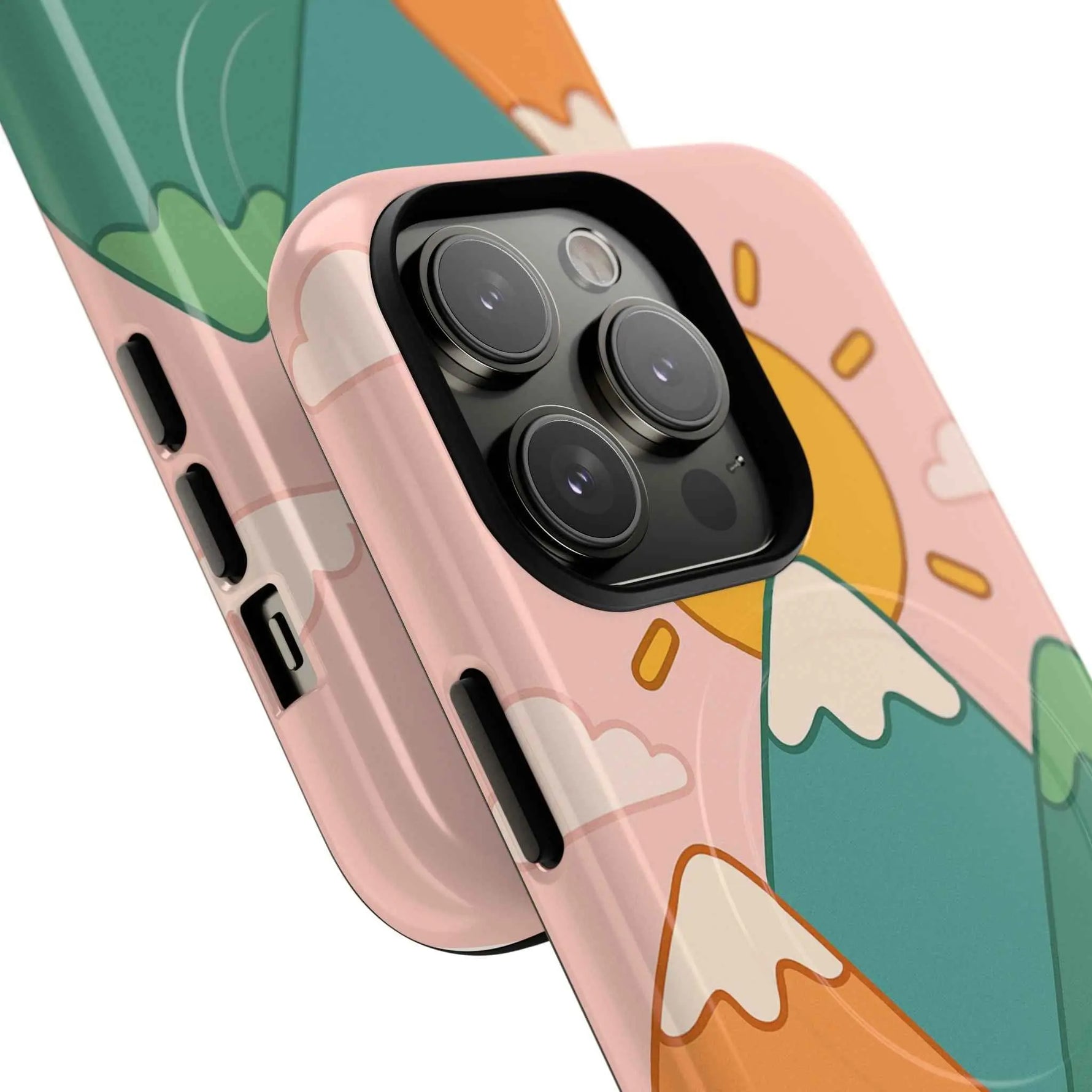Mountain Sunrise Phone Case - Tough MagSafe Magnetic Design
