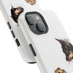 Impact-Resistant Cases with a cat and a dog - Shamo's