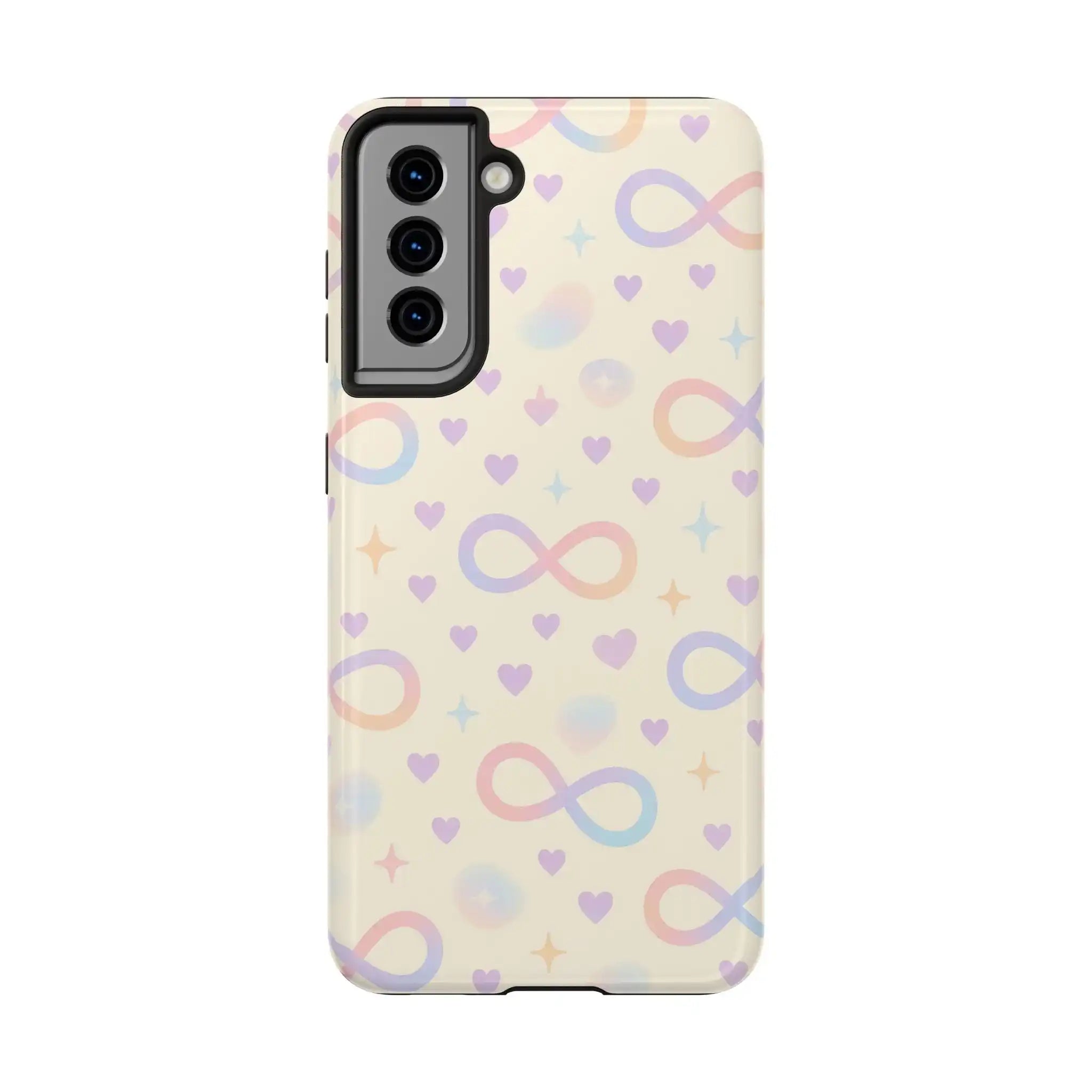 Infinity Pattern Tough Phone Case — Pastel Hearts & Stars  Shamo's Samsung Galaxy S21