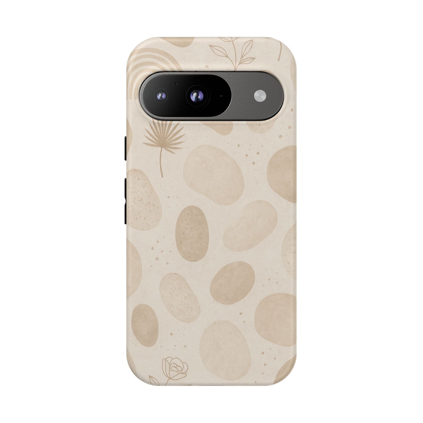 Neutral Pebble Pattern Tough iPhone Case  Shamo's Google Pixel 9 / Matte