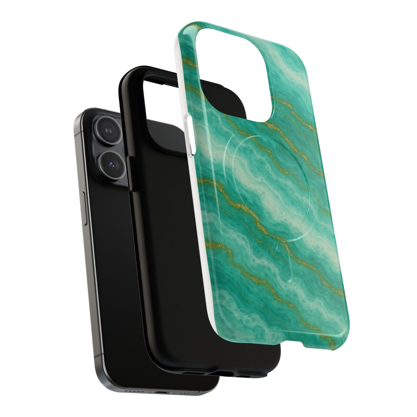 Ocean Marble Flow iPhone Case with MagSafe - Shamo's