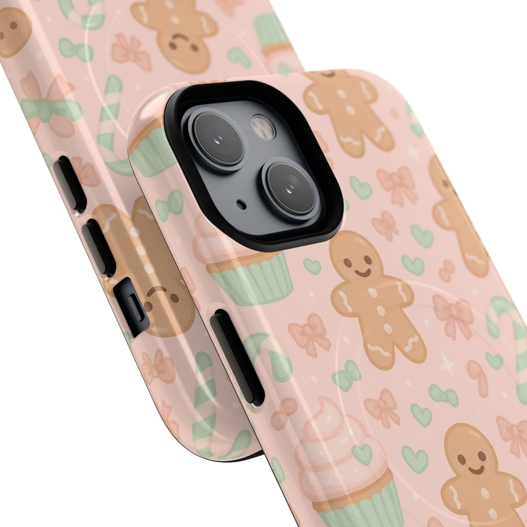 Gingerbread Candy Holiday Tough iPhone Case | compatible with MagSafe  Shamo's