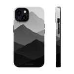Monochrome Mountain Design iPhone Case | MagSafe