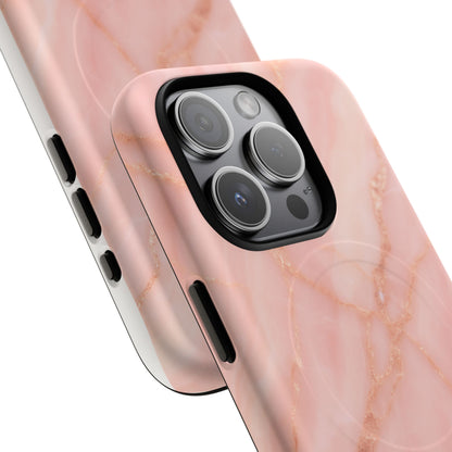Blush Pink Marble iPhone Case with MagSafe - Shamo's
