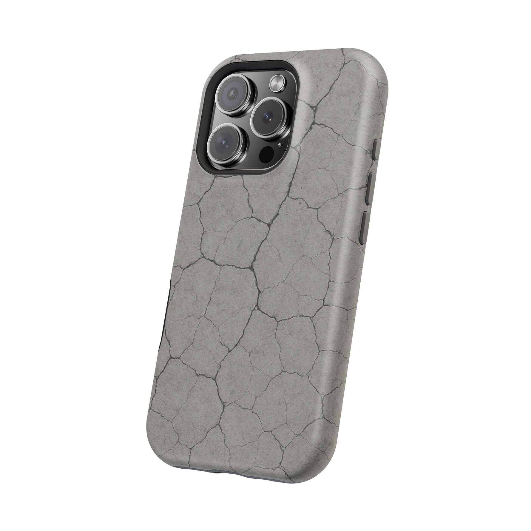 Cracked Concrete Texture iPhone Case with MagSafe compatibility  Shamo's