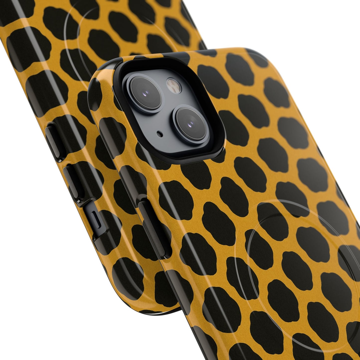 Stylish Leopard Pattern Magnetic iPhone Case | Compatible with MagSafe