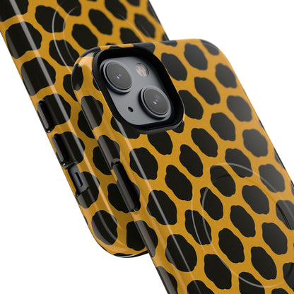 Stylish Leopard Pattern Magnetic iPhone Case | Compatible with MagSafe