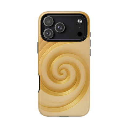 Luxury Series Swirl Gold iPhone Case compatible with MagSafe - Shamo's