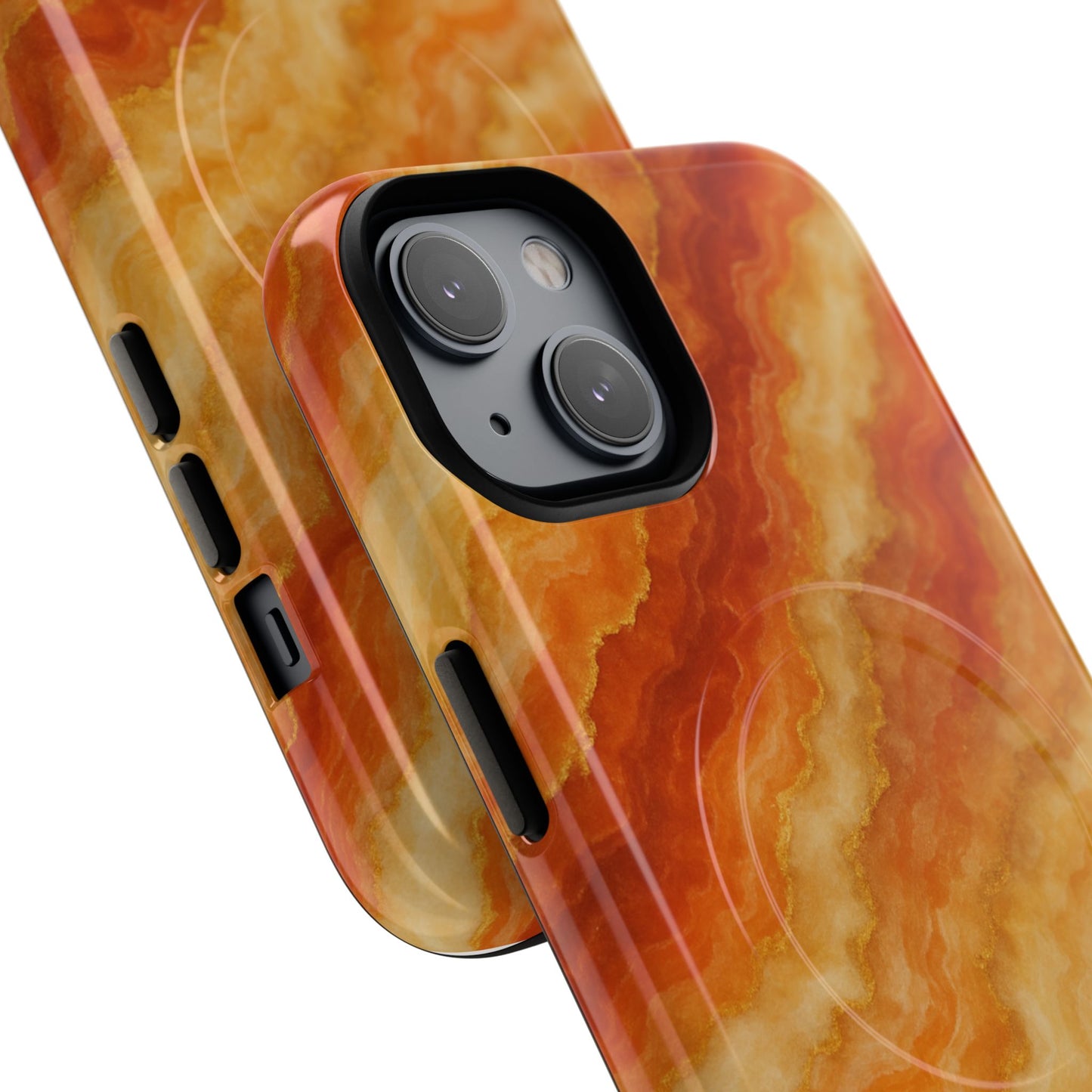 Amber Agate Marble iPhone Case with MagSafe - Shamo's